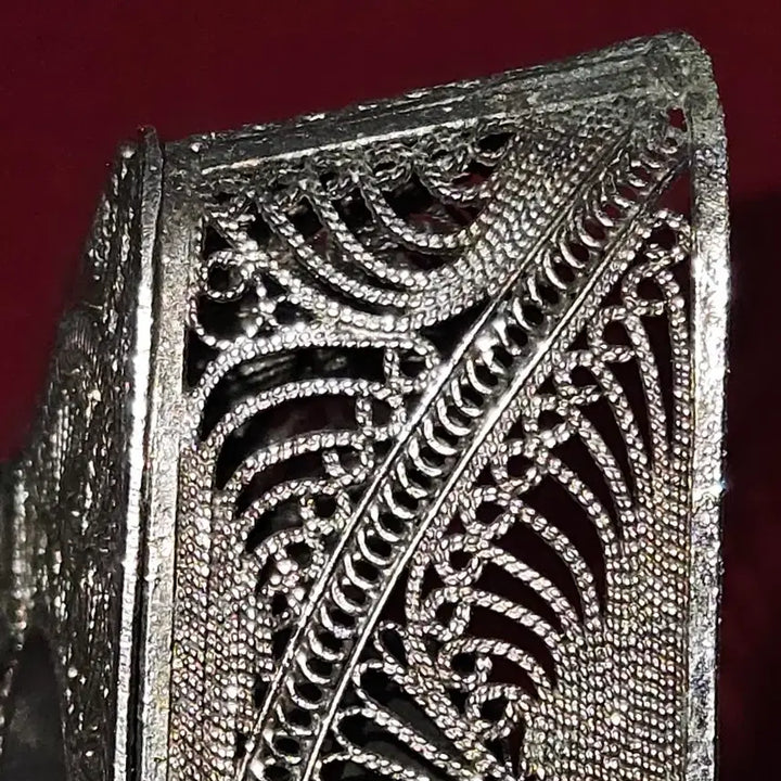 [BUNJANG] Guildford &amp; Sons 1898 Silver-plated Brass Filigree Ashtray/Trinket Dish / [명가1898 Guildford &amp; Sons .Silver on Bras