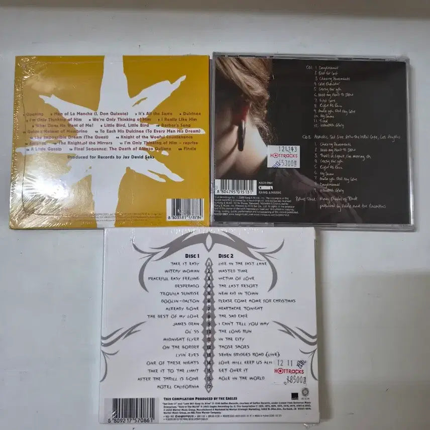 [BUNJANG] Man of La Mancha, Adele 19, Eagles Greatest Hits CD Bundle / (미개봉)맨 오브 라만차  / 아델 19 / 이글스 그레이티스트 cd