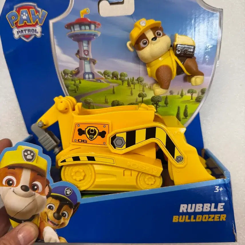 [BUNJANG] Paw Patrol Rubble Bulldozer Toy Figure / 퍼피구조대 러블 불도저 장난감 피규어 새상품