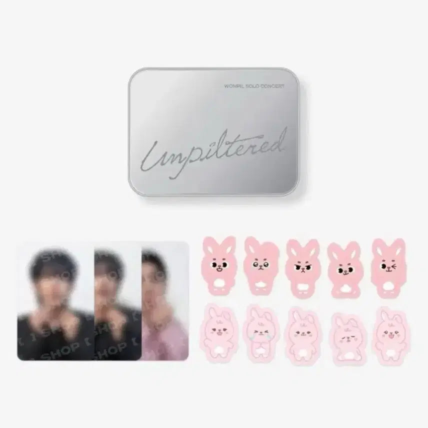 [BUNJANG] DAY6 Wonpil Solo Concert MD Tin Case Photocard Set + Sticker Set (Sealed) / 데이식스 원필 솔콘md 틴케이스 포카3종 + 스티커 세트 미개봉 새상품