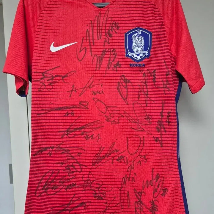[BUNJANG] Nike South Korea National Football Team 2016-17 Son Heung-min Authentic Jersey / 16-17시즌 나이키 정품 대한민국 국가대표 유니폼 손흥민 선수 마킹