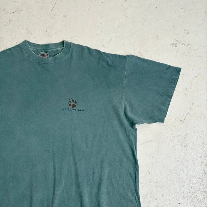 [BUNJANG] 90s USA Yellowstone Single Stitch Short Sleeve T-Shirt 2XL / 90s USA 옐로우스톤 빈티지 싱글스티치 반팔티 2XL
