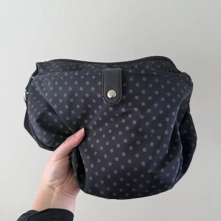 [BUNJANG] Ena Dot Nylon Crossbody Bag / 윈더윈더 엔나 도트 나일론 크로스백 에이블리