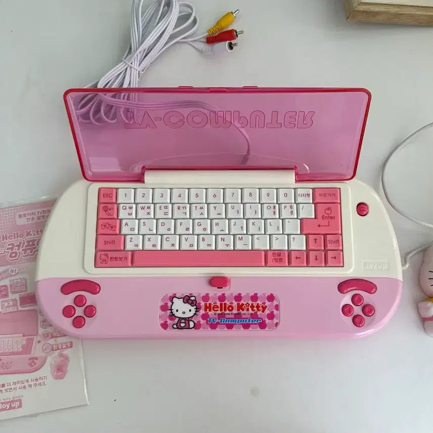 [BUNJANG] Hello Kitty TV Computer Keyboard Toy / (고전완구)헬로키티 TV 컴퓨터 키보드