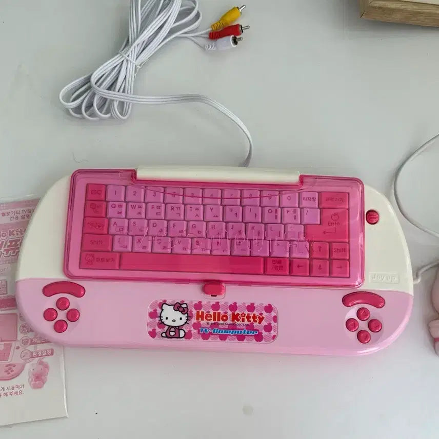 [BUNJANG] Hello Kitty TV Computer Keyboard Toy / (고전완구)헬로키티 TV 컴퓨터 키보드