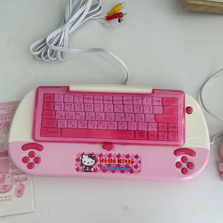 [BUNJANG] Hello Kitty TV Computer Keyboard Toy / (고전완구)헬로키티 TV 컴퓨터 키보드