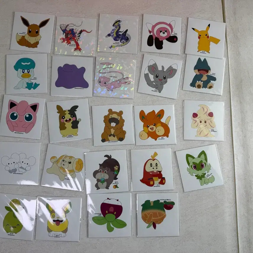 [BUNJANG] Pokemon Mexican Sticker Full Set (24 Stickers) / 포켓몬 멕시카나 스티커 전종 팝니다