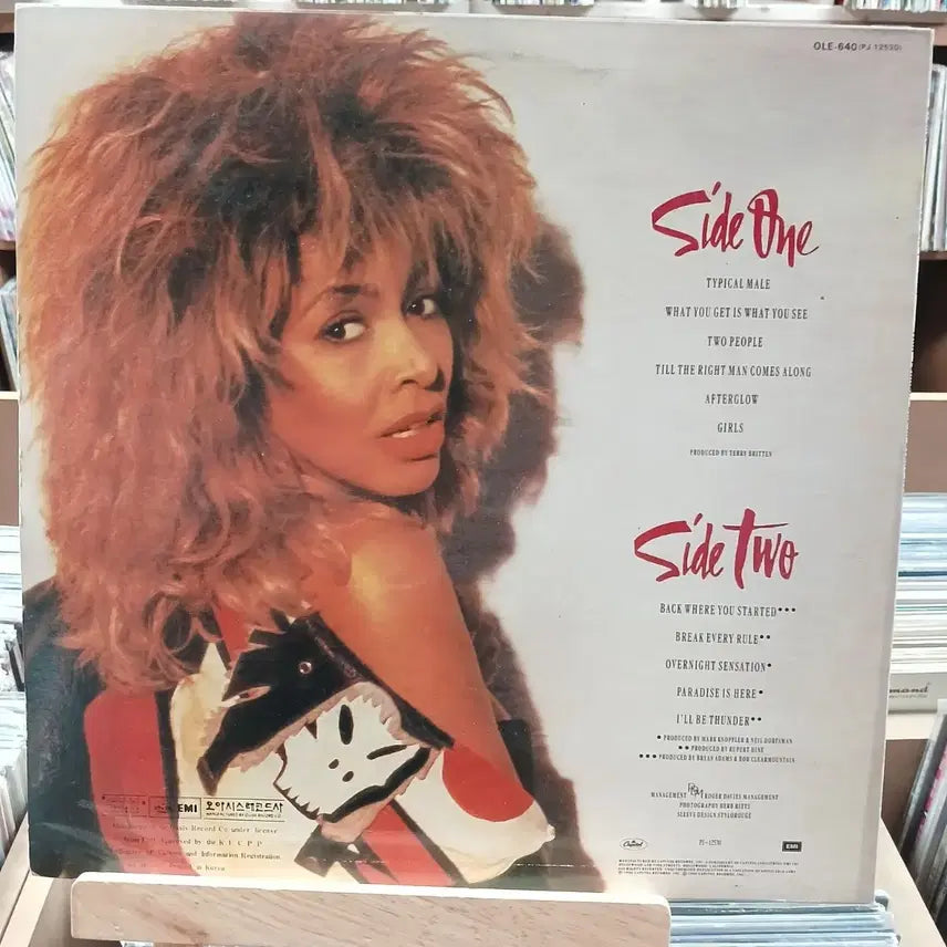 [BUNJANG] Tina Turner Break Every Rule LP Vinyl Record / 소울의 여왕 티나 터너 브레이크 에브리 룰 LP
