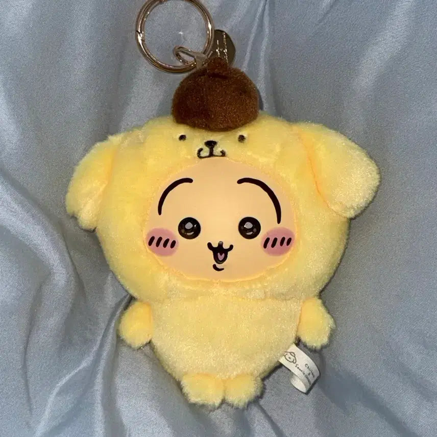 [BUNJANG] Chiikawa x Sanrio Kirameko Collaboration Usagi "Pompompurin" Plush / 치이카와 산리오 키라메코 콜라보 우사기 폼폼푸린