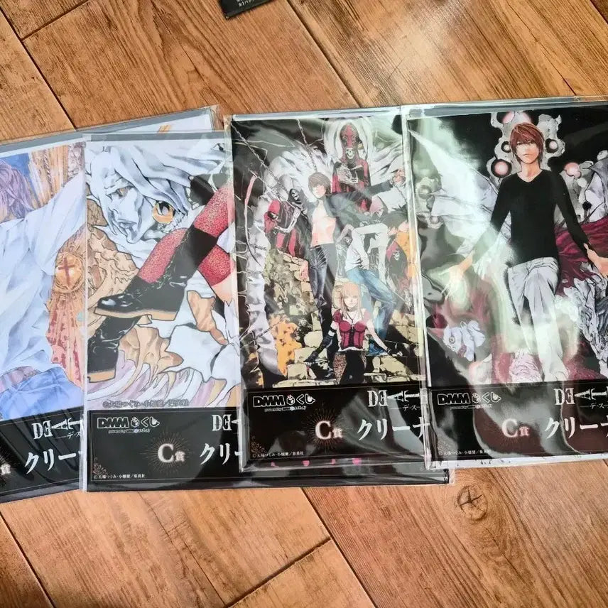 [BUNJANG] Death Note DMM Ichiban Kuji Cleaner Cloth 4-Piece Set / 데스노트 dmm 제일복권 크리너 크로스 4종 세트