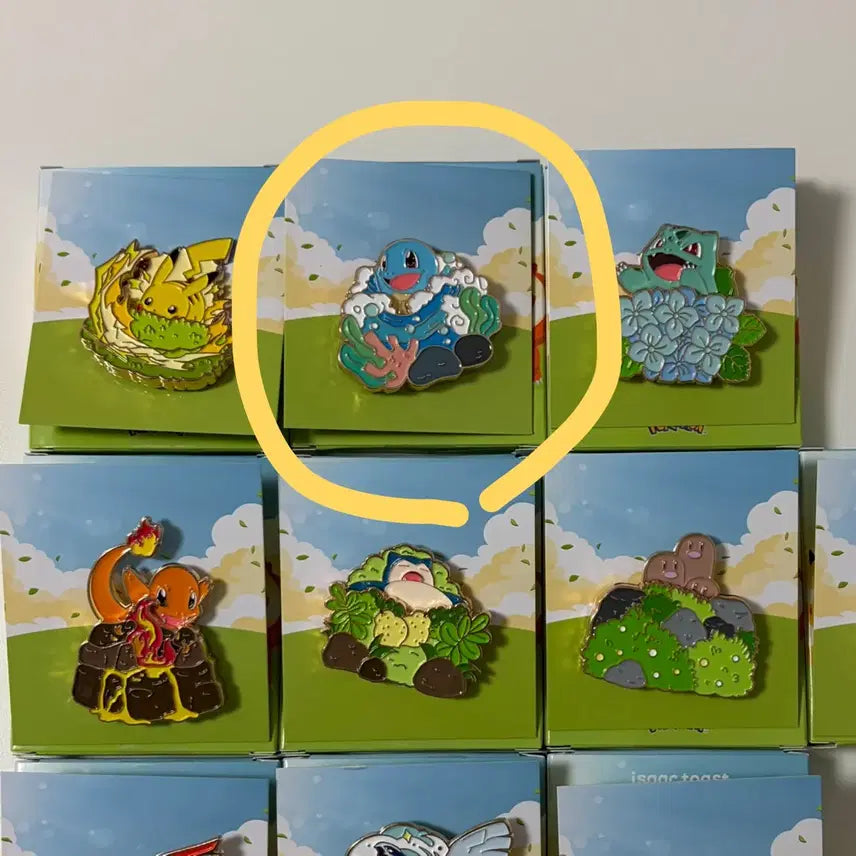 [SOLD OUT] 이삭토스트 포켓몬 뱃지 꼬부기