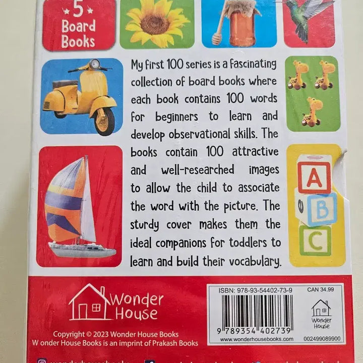 [BUNJANG] Wonder House Books My First 100 Library Children&