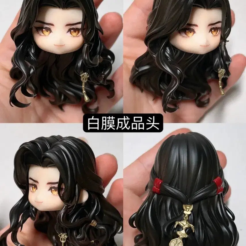 [BUNJANG] Obitsu Nendoroid Compatible Hair Parts (White) / 오비츠 넨도 넨도로이드 호환 헤어파츠