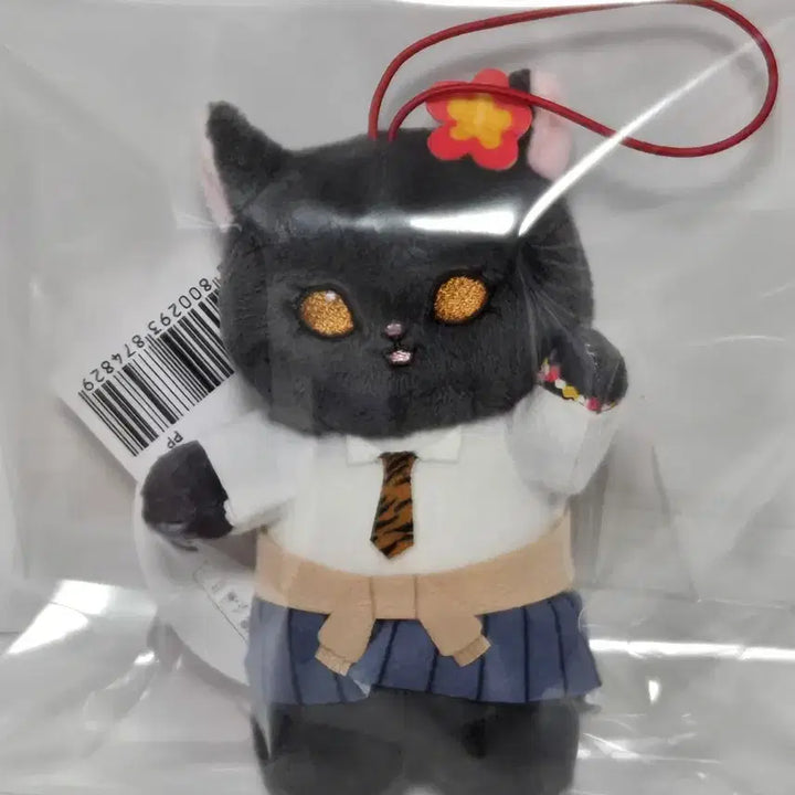 [BUNJANG] Mophsand Mofusand Gyaru School Uniform Cat Keychain / [새상품]모프샌드 모후샌드 갸루 교복 스쿨 고양이 깜고 냥이 키링