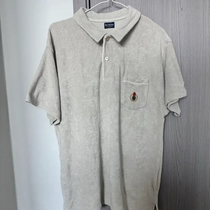 [BUNJANG] Heritageplus Terry Polo T-Shirt M / 헤리티지플로스 타올 카라티 폴로티 테리 M
