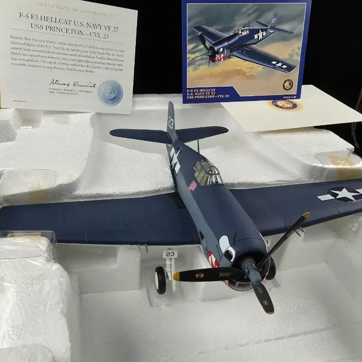[BUNJANG] Franklin Mint 1:48 F6F Hellcat Sharkmouth / 프랭클린 민트 1:48 F6F 헬캣 샤크마우스