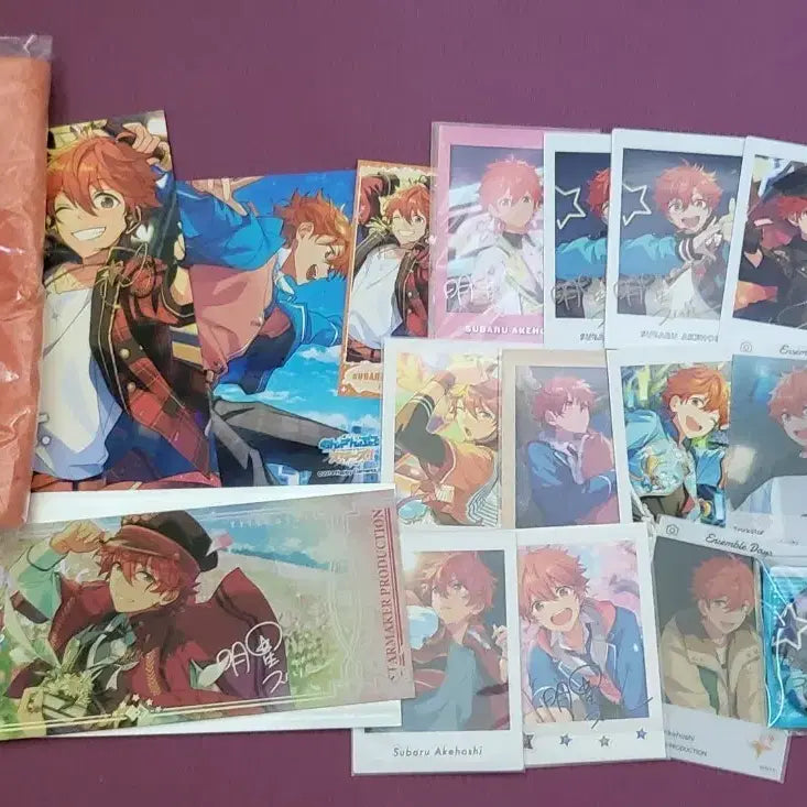 [BUNJANG] Ensemble Stars Akihoshi Subaru Goods Bundle Set / 앙상블 스타즈 아케호시 스바루 굿즈 일괄