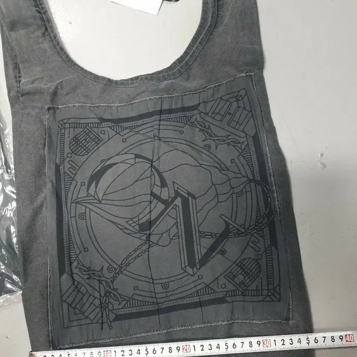 [BUNJANG] BTS Big Hit Logo Eco Bag Grey / BTS  on 마켓백 굿즈 빅히트 에코백 그레이