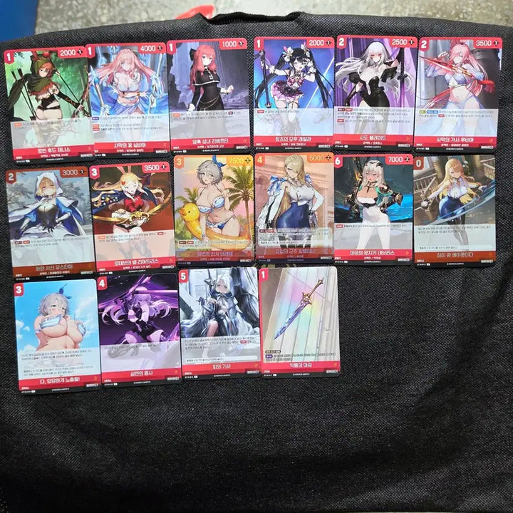 [BUNJANG] Brown Dust 2 Nibel Arena Starter Pack (ST10) Red Deck Set / 니벨아레나 브라운더스트2 스타터팩(ST10)적색 더미1세트 팝니다.