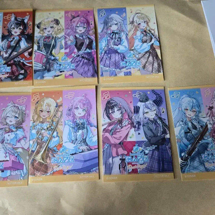 [BUNJANG] Hololive HoloBase Purchase Exclusive Stickers (Set of 7) / 홀로라이브 홀로베이스 구매특전 7종 일괄