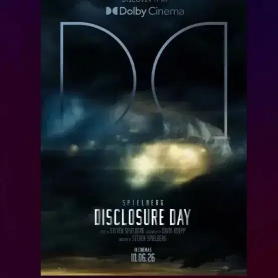 [BUNJANG] Disclosure Day Megabox Original Ticket &amp; Dolby Poster Set / 디스클로저데이 메가박스 오리지널 티켓+돌비포스터2종일괄