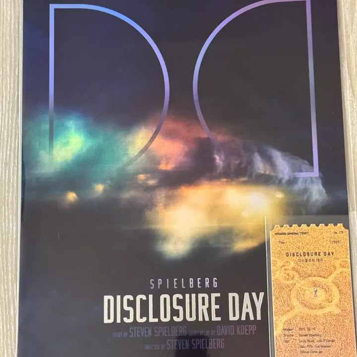 [BUNJANG] Disclosure Day Megabox Original Ticket &amp; Dolby Poster Set / 디스클로저데이 메가박스 오리지널 티켓+돌비포스터2종일괄