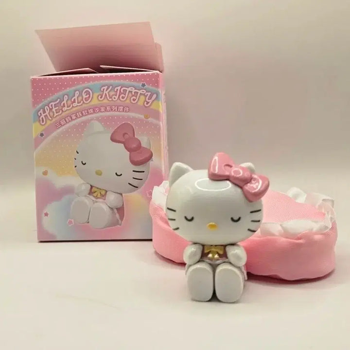 [BUNJANG] Sanrio Hello Kitty 50th Anniversary Figure (Unsealed) / 산리오 헬로키티 소파 피규어(개봉/소장용)