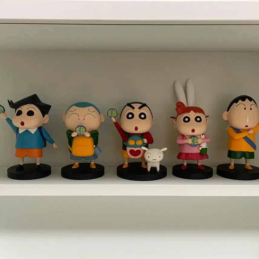 [BUNJANG] Crayon Shin-chan Biubiu Ddipa Squad Resin Figure / 짱구는 못말려 biubiu 떡잎방범대 레진피규어