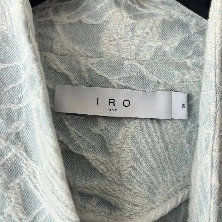 [BUNJANG] IRO Denim Jacquard Oversized Jacket Size 34 / [정품] IRO 데님 자카드 오버핏 자켓 34사이즈