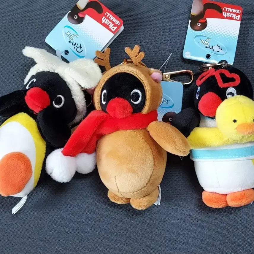 [BUNJANG] Pingu 3-Piece Set Plush Toy / 핑구  3종