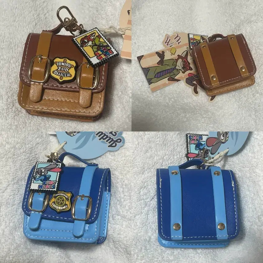 [BUNJANG] Zootopia Nick &amp; Judy Leather Airpods Case / 주토피아 닉 주디 에어팟 케이스 디즈니 미니소 가죽