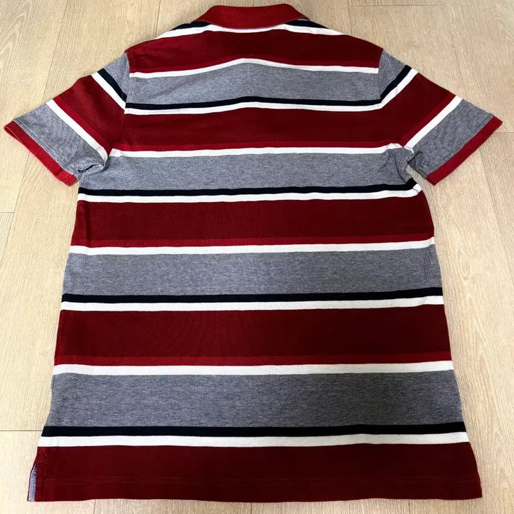 [BUNJANG] Tommy Hilfiger Striped Short Sleeve Polo Shirt Slim Fit XL / 타미힐피거 스트라이프 반팔 카라티 (슬림핏 XL)