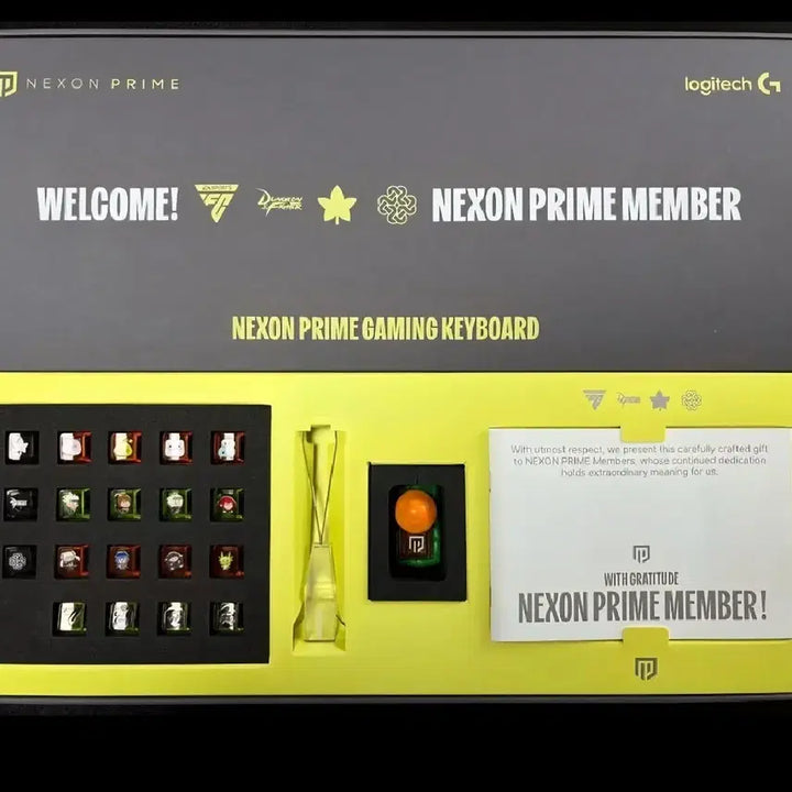 [BUNJANG] Logitech G512 Nexon Prime Keyboard Keycaps Set / 넥슨 프라임 로지텍 키보드 키캡 새상품 로지텍 G512