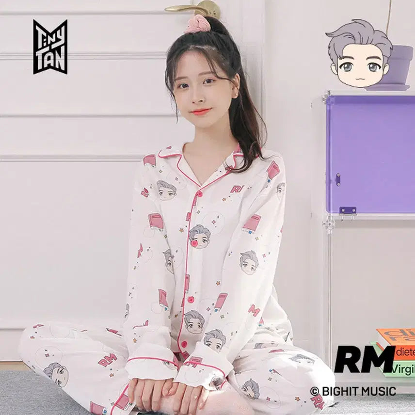 [BUNJANG] BTS TinyTan Pajama Set / (새상품)BTS TinyTan 레이온 파자마세트