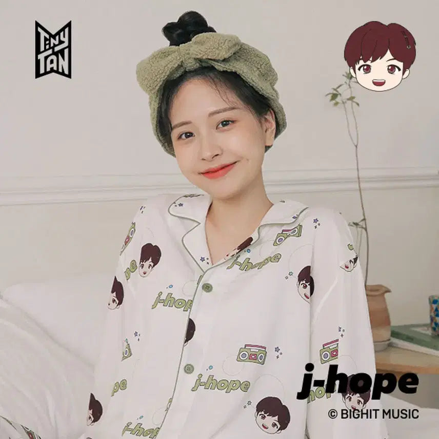 [BUNJANG] BTS TinyTan Pajama Set / (새상품)BTS TinyTan 레이온 파자마세트