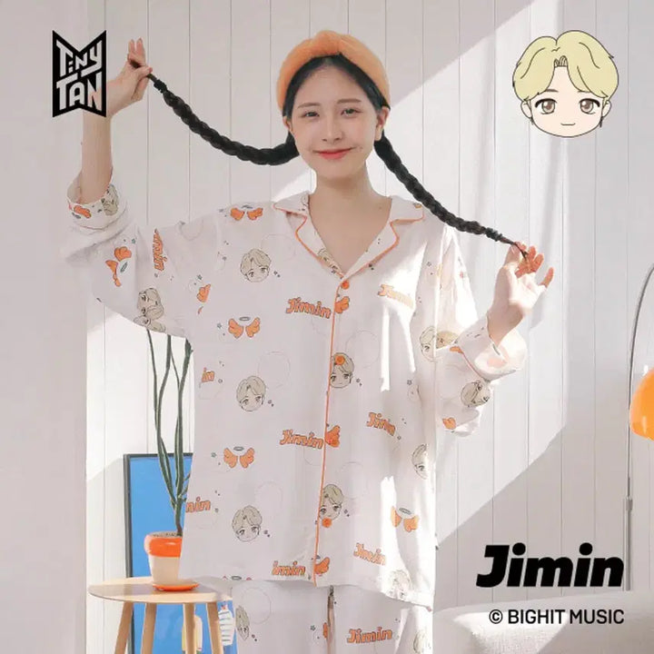 [BUNJANG] BTS TinyTan Pajama Set / (새상품)BTS TinyTan 레이온 파자마세트