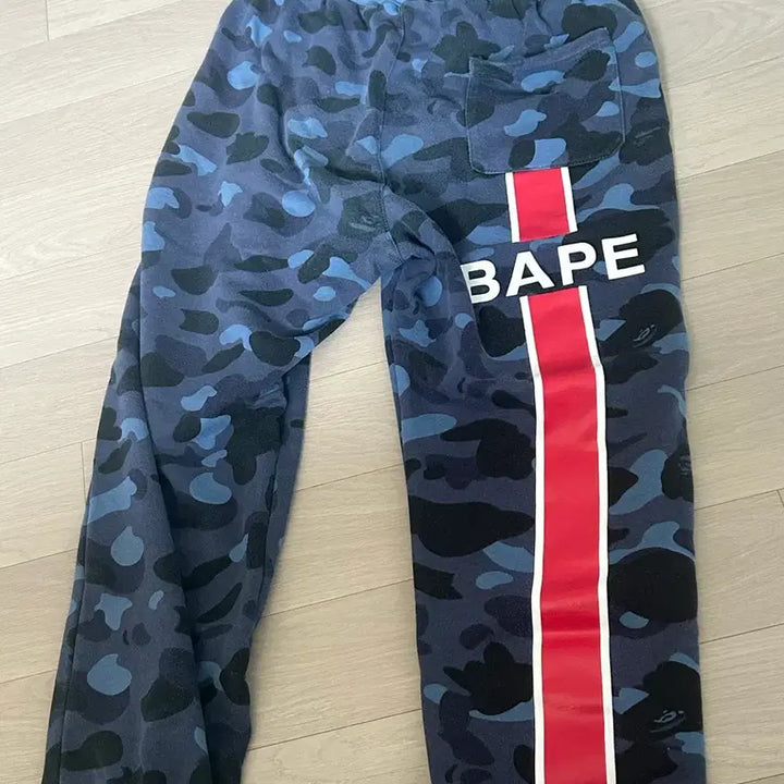 [BUNJANG] BAPE PSG Camo Jogger Pants Navy / 베이프 PSG 카모 조거 팬츠 네이비