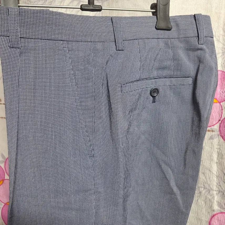 [BUNJANG] Analdo Bassini Check Pattern Slacks / 아날도 바씨니 체크 슬랙스 78(30)