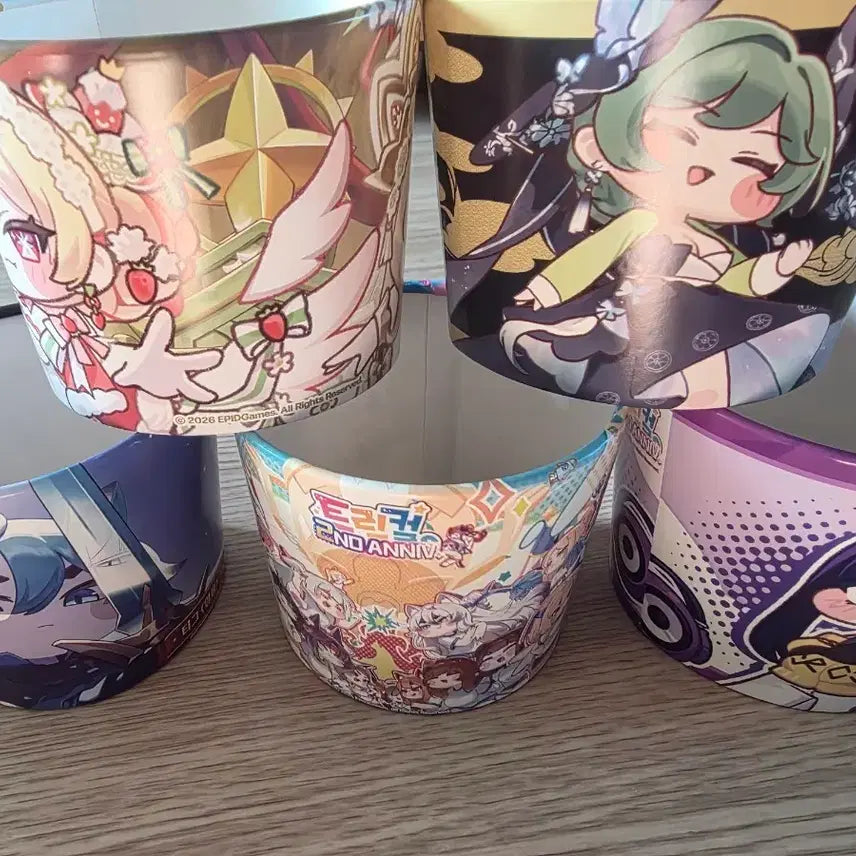 [BUNJANG] Trickle 5 Types Cup Holder Set / 트릭컬 컵홀더 5종