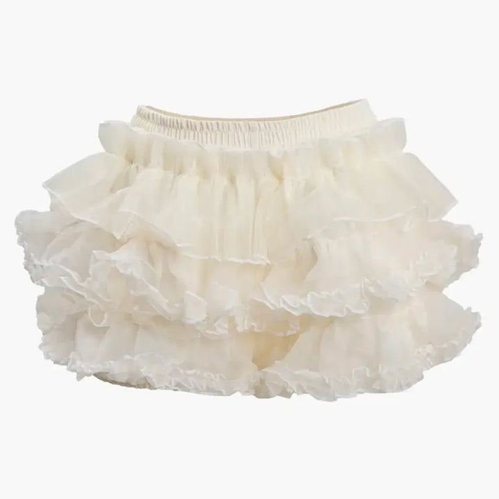 [BUNJANG] Ruff Neck Tulle Skirt / 러프넥 튜튜스커트