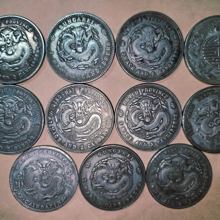 [BUNJANG] Chinese Antique Silver Coins (11 pcs) / 중국옛날 은화 11점에10만원