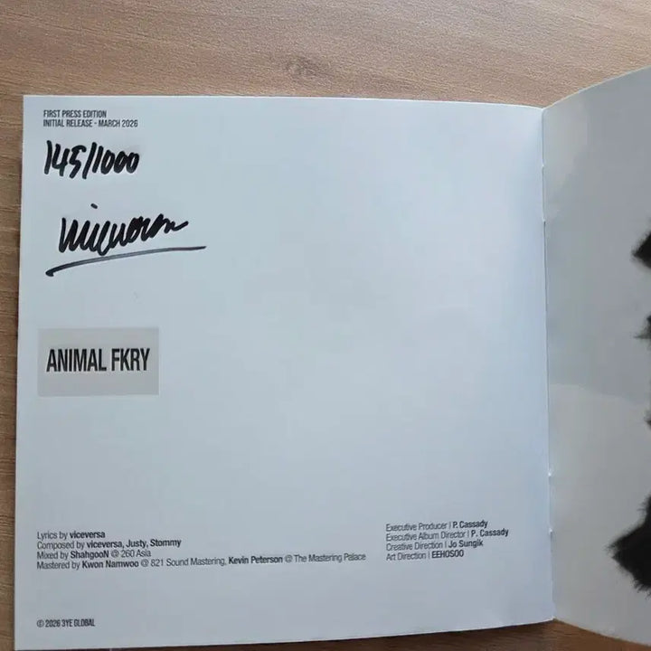 [BUNJANG] Vise Versa Animal Perjury Signed Album / 바이스벌사 애니멀퍼커리 사인반 + 잡지
