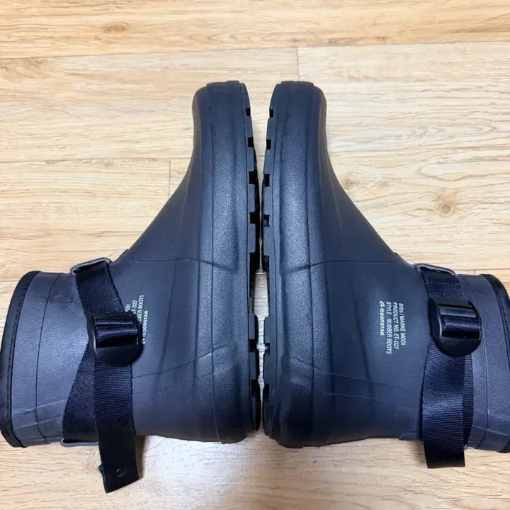 [BUNJANG] Moonstar Black Rain Boots (250) / [250] 문스타 레인부츠 블랙