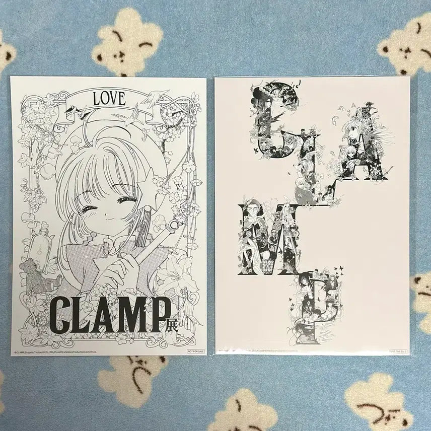 [BUNJANG] CLAMP Cardcaptor Sakura Electric Exclusive Poster / 클램프전 전기 특전 포스터 카드캡터 사쿠라