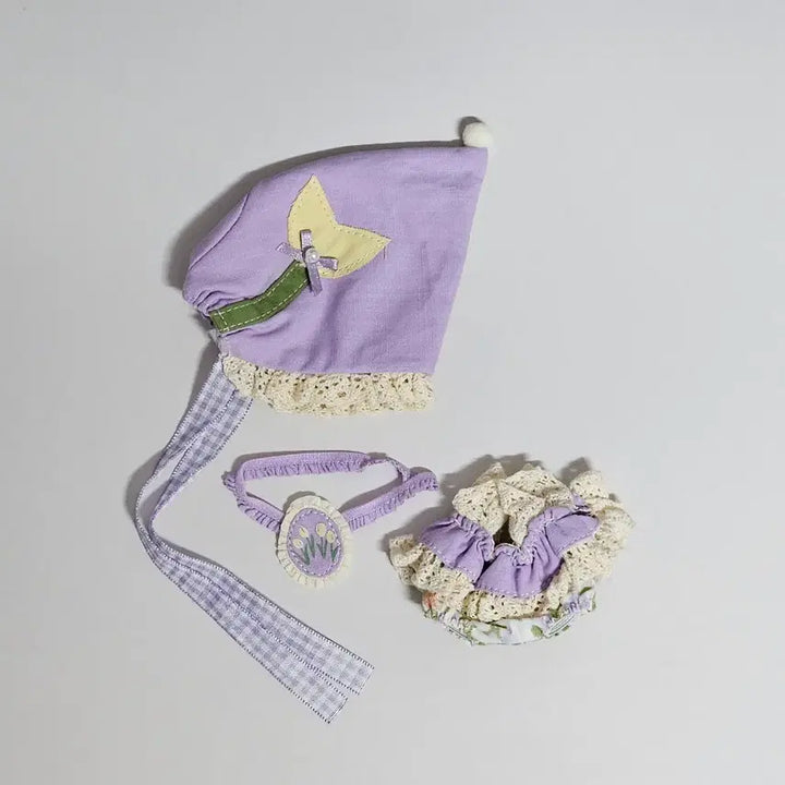 [BUNJANG] Fairy Purple 10cm Doll Clothes / 솜인형 옷장 극야북반구 요정 퍼플