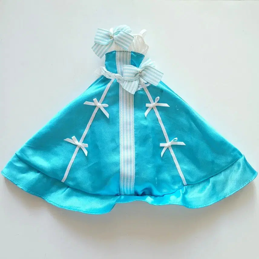 [BUNJANG] Takara Tomy Rika Doll Outfit Aquamarine Princess Dress / 타카라토미 리카인형 의상 아쿠아마린 프린세스 드레스 육일돌 인형옷