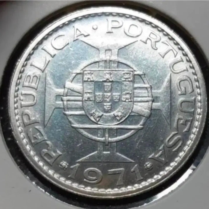 [BUNJANG] 1971 Macau 5 Pataca Large Silver Coin / [은화] 마카오 미사용 1971년 5파타카 대형은화.외국주화.주화 화폐