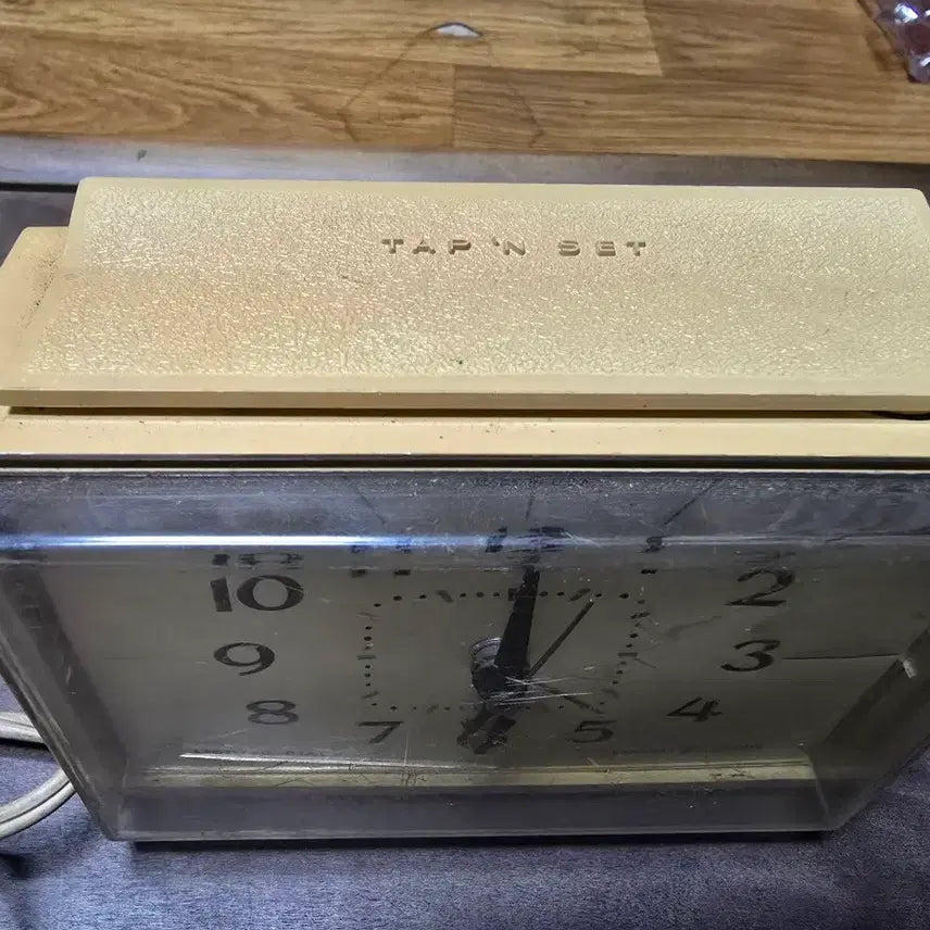 [BUNJANG] General Electric Retro Light Dial Desk Clock / 제너럴일렉트릭 탁상시계 라이트 다이얼