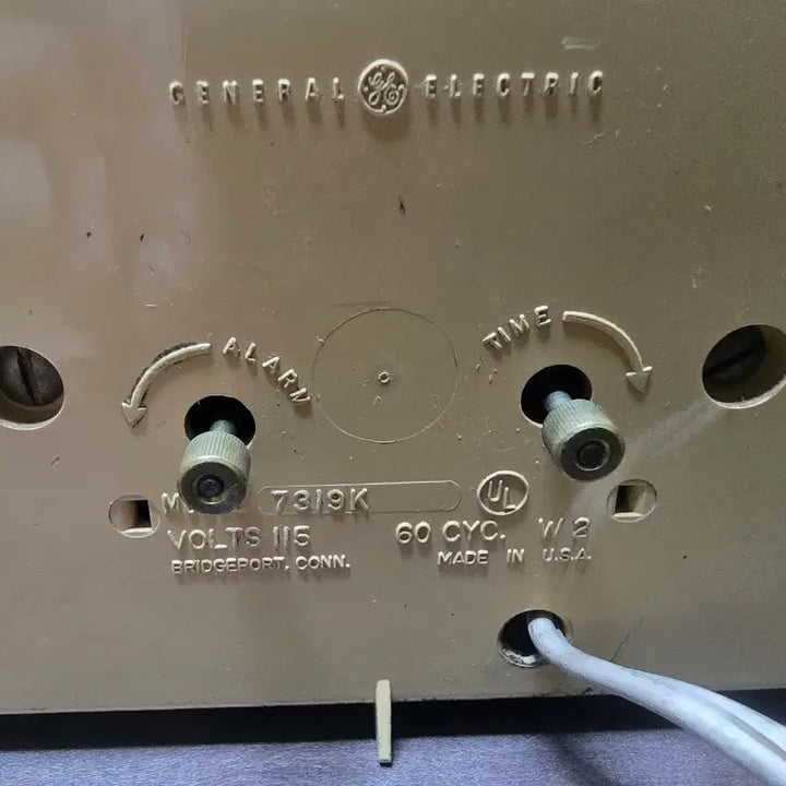 [BUNJANG] General Electric Retro Light Dial Desk Clock / 제너럴일렉트릭 탁상시계 라이트 다이얼