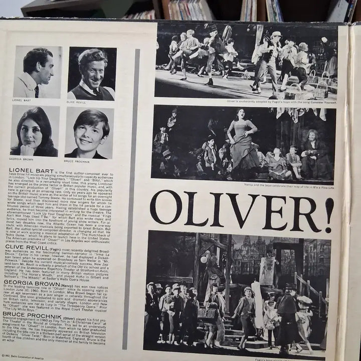 [BUNJANG] Original Oliver! Broadway Cast Recording LP / 오리지널 올리버! 브로드웨이 캐스트 레코딩 LP